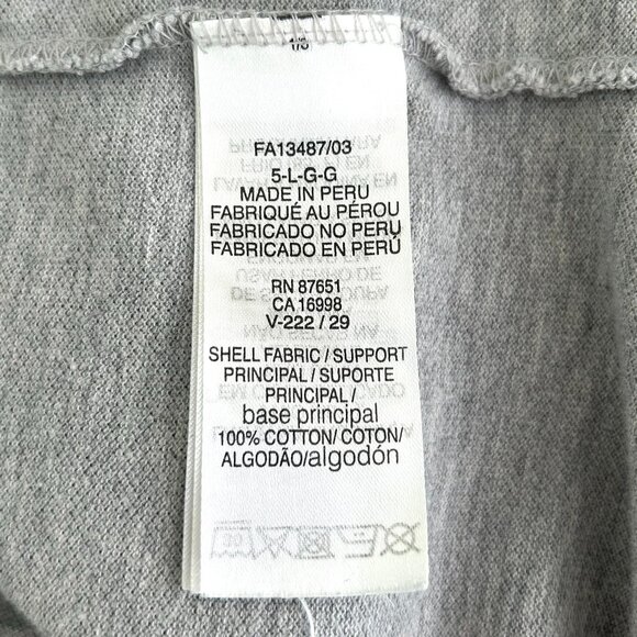 Lacoste Slim Fit Piqué Polo Shirt in Gray Chine Size L - Picture 9 of 12